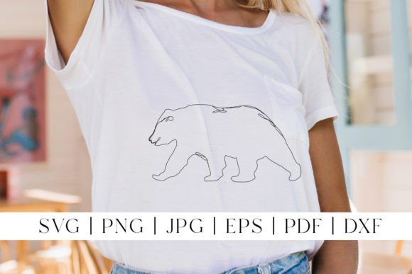Download Bear Line Art SVG | Forest Animal PNG - Animal Collection