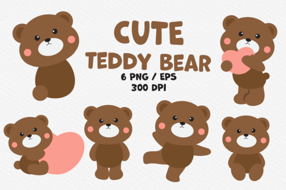 Download Cute Teddy Bear Graphic. - Graphic Collection