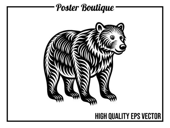 Download Bear Graphic Vector EPS - Graphic Collection