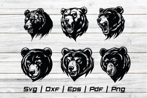 Download Bear Mascot Head Wild Svg File - Mascot Collection