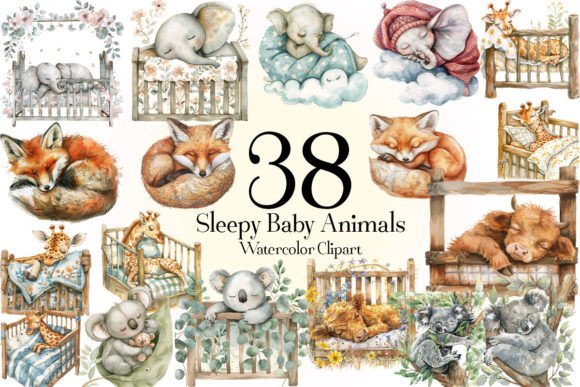 Download Sleeping Baby Animals PNG - Animal Collection