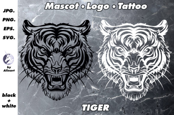 Download Mascot and Logo Angry Tiger Illustration - Mascot Collection