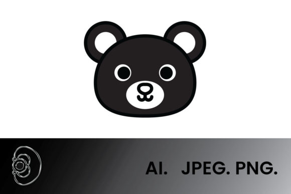 Download Black and White Honey Bear Illustration - Bear illustration Collection