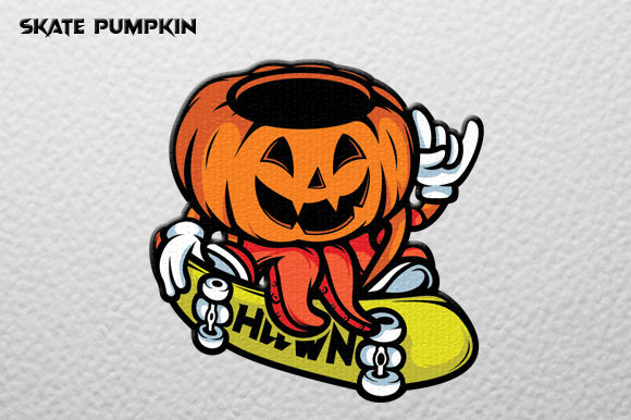 Download Pumpkin Skate Vector Graphic - Graphic Collection