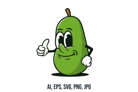Download Avocado Vector Mascot Design - Mascot Collection