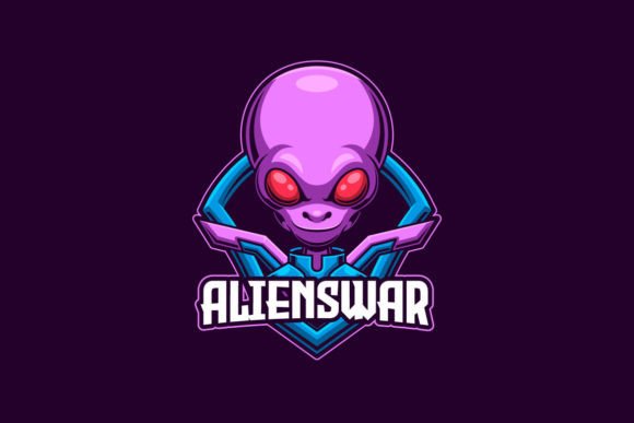Download Alien War Mascot Game E-sport Logo - Mascot Collection