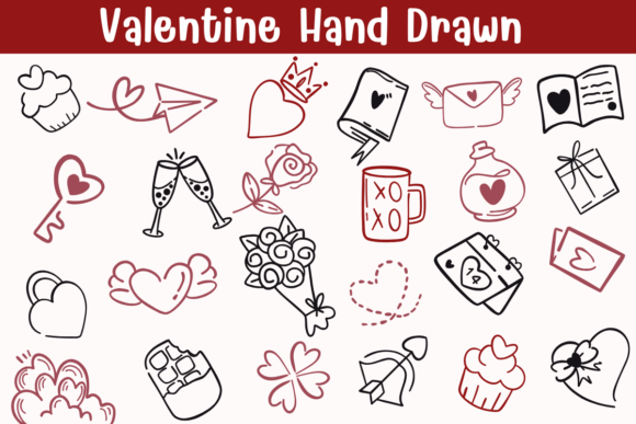 Download Valentine Hand Drawn - Drawn Collection