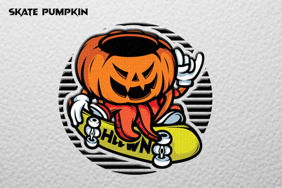 Download Pumpkin Skate Vector Graphic - Graphic Collection