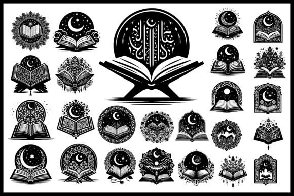 Download Islamic Quran Silhouettes Vector Graphic - Graphic Collection