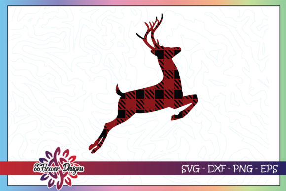 Download Plain Buffalo Christmas Deer Graphic - Graphic Collection
