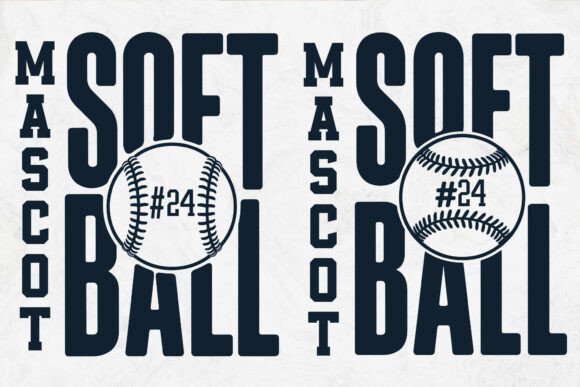 Download Softball Team Mascot SVG Template, Shirt - Mascot Collection