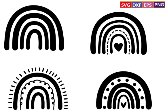 Download Rainbow Svg,Hand Drawn Rainbow SVG - Drawn Collection