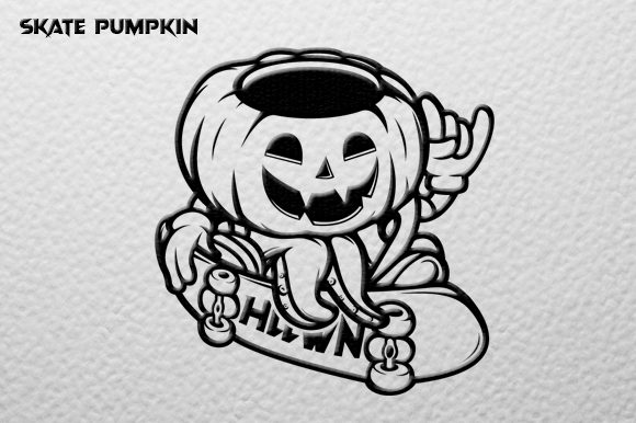 Download Pumpkin Skate Vector Graphic - Graphic Collection