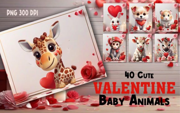 Download Valentine Baby Animals PNG Clipart - Animal Collection
