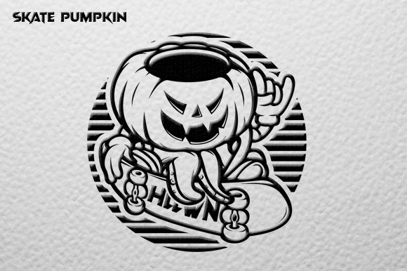 Download Pumpkin Skate Vector Graphic - Graphic Collection