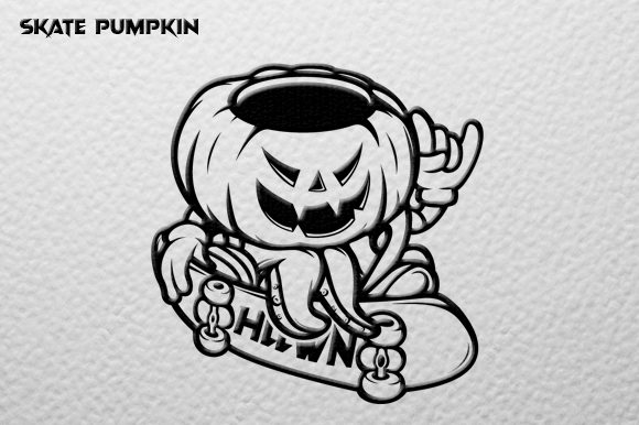 Download Pumpkin Skate Vector Graphic - Graphic Collection