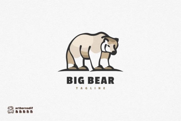 Download Bear Line Art Mascot Logo - Mascot Collection
