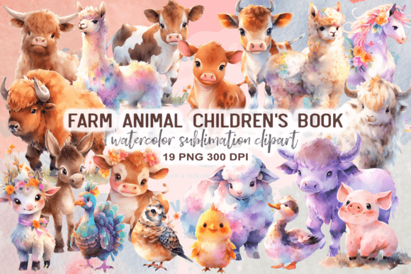 Download Farm Animal Children's Book Clipart - Animal Collection