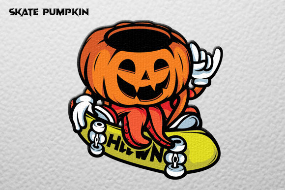Download Pumpkin Skate Vector Graphic - Graphic Collection