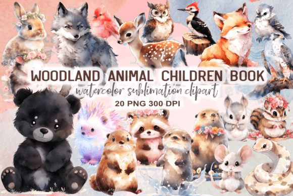 Download Woodland Animal Children's Book Clipart - Animal Collection