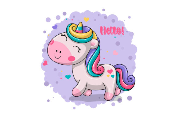 Download Cute Baby Unicorn Illustration - Unicorn illustration Collection