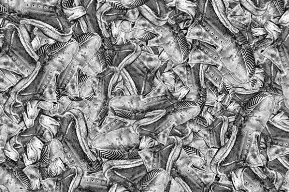 Download Wasted Running Shoes Graphic Pattern - Graphic Collection