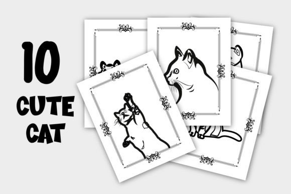 Download Abstract Hand-drawn Line Art Cat Vector - Drawn Collection