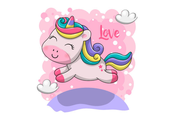 Download Cute Baby Unicorn Illustration - Unicorn illustration Collection