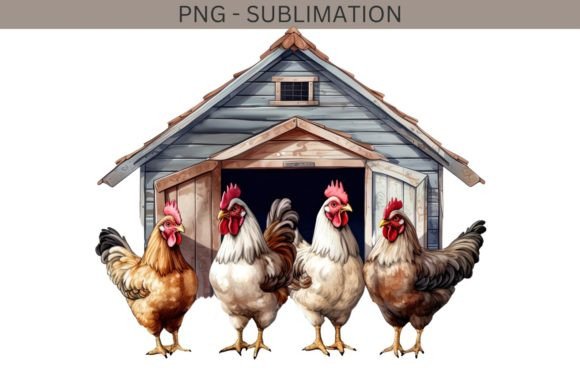 Download Chickens PNG, Farm Animals Digital Image - Animal Collection