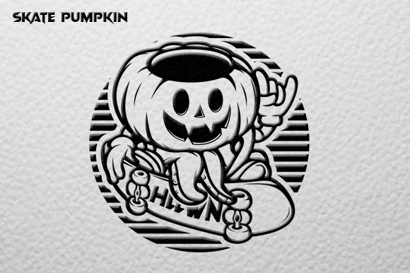 Download Pumpkin Skate Vector Graphic - Graphic Collection
