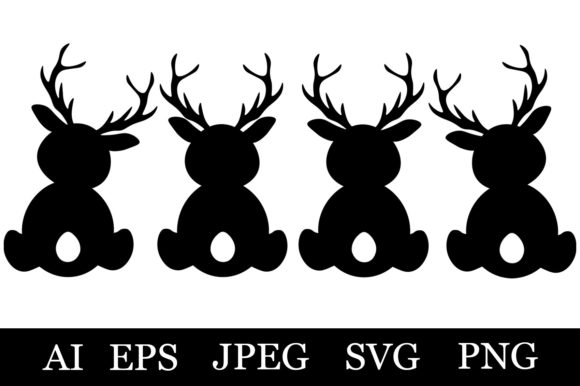 Download Deer Silhouettes. Deer SVG. Deer Graphic - Graphic Collection