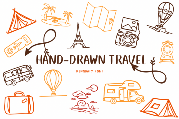 Download Hand-drawn Travel - Drawn Collection