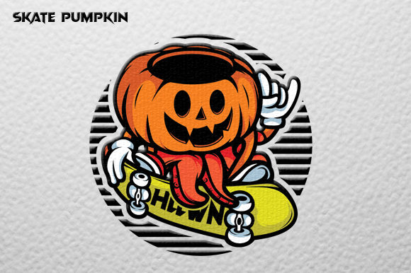 Download Pumpkin Skate Vector Graphic - Graphic Collection