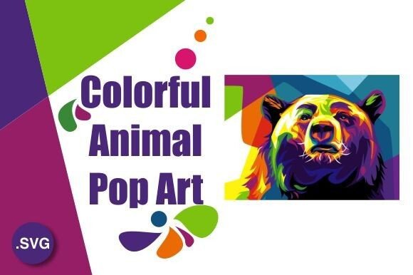 Download Colorful Bear Illustration - Bear illustration Collection