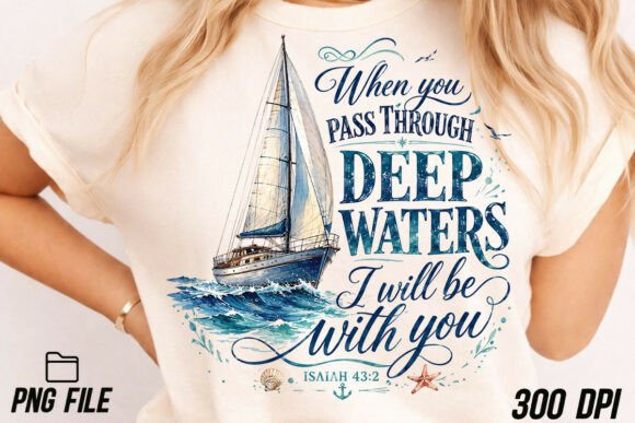 Download Deep Waters Christian Graphic PNG - Graphic Collection