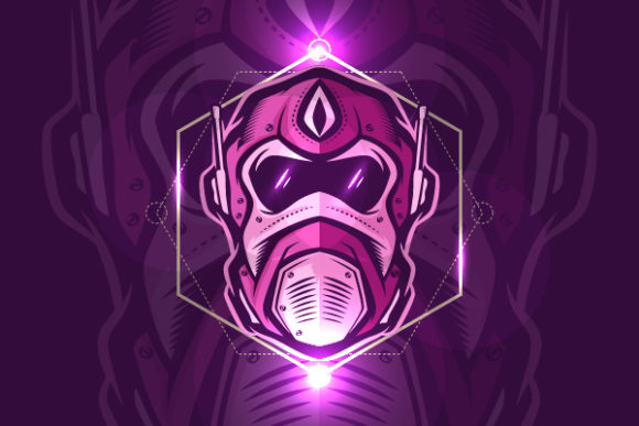 Download Alien Mask Mascot Esport Logo - Mascot Collection