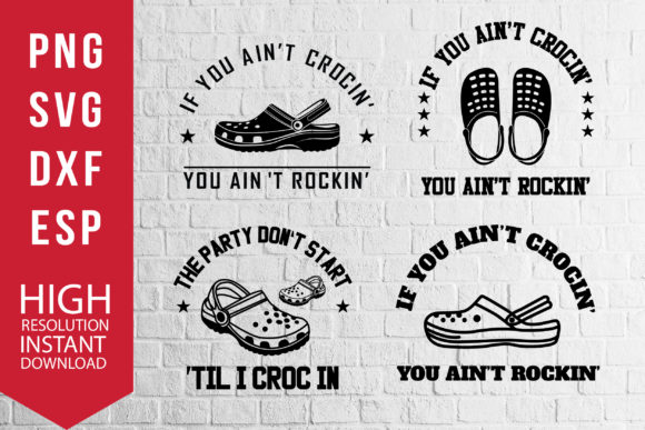 Download Funny Crocin' Shoes Graphic - Graphic Collection