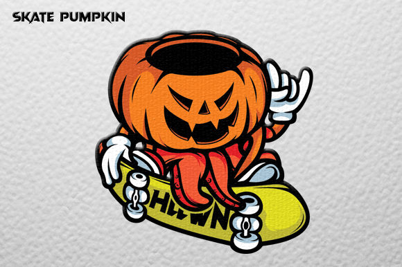 Download Pumpkin Skate Vector Graphic - Graphic Collection