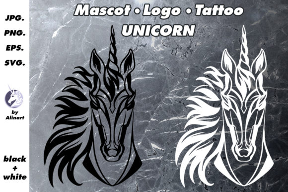 Download Mascot and Logo Unicorn Illustration - Mascot Collection