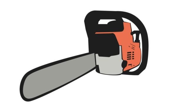 Download Illustration Vector Graphic of Chainsaw - Graphic Collection
