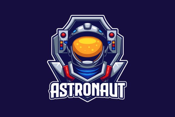 Download Astronaut Mascot E-sport Logo Template - Mascot Collection