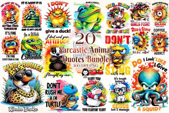 Download Sarcastic Animal Funny Quotes Clipart - Animal Collection