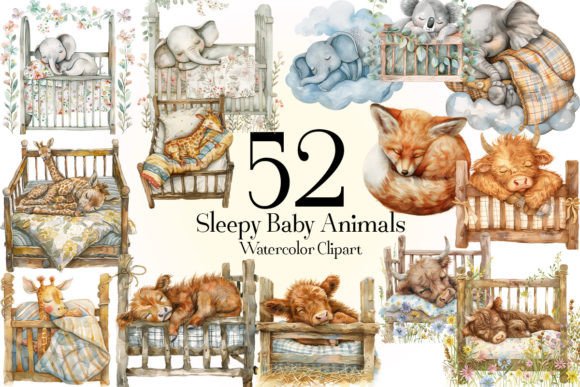 Download Sleeping Baby Animals PNG - Animal Collection