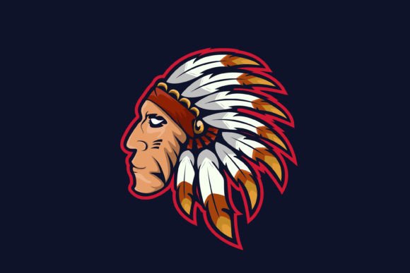 Download Apache Mascot E Sport Logo Design - Mascot Collection