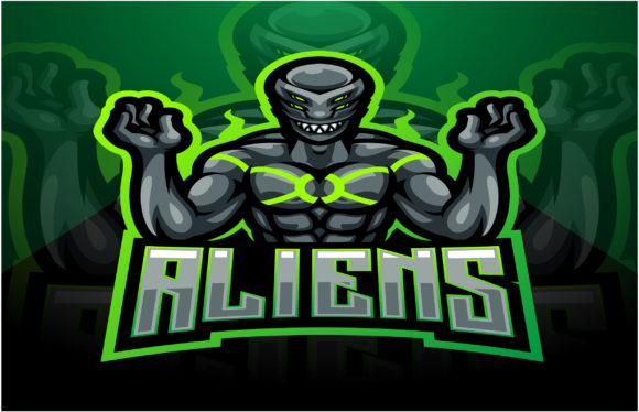 Download Alien Esport Mascot Logo Design - Mascot Collection