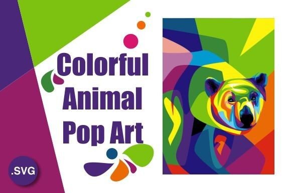 Download Colorful Polar Bear Illustration - Bear illustration Collection