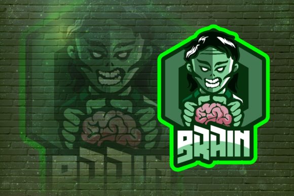 Download Brain E-Sport Logo Graphic - Graphic Collection
