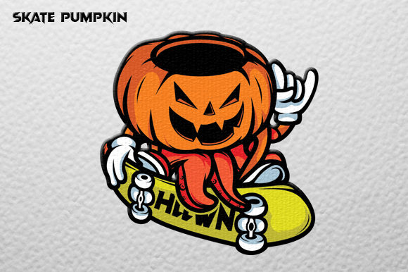Download Pumpkin Skate Vector Graphic - Graphic Collection