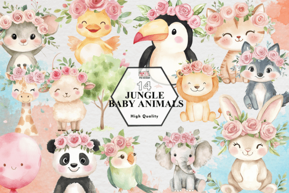 Download Jungle Baby Animals PNG - Animal Collection